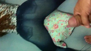 play hot ass of sleepy girlfriend filled with cum after paw fast